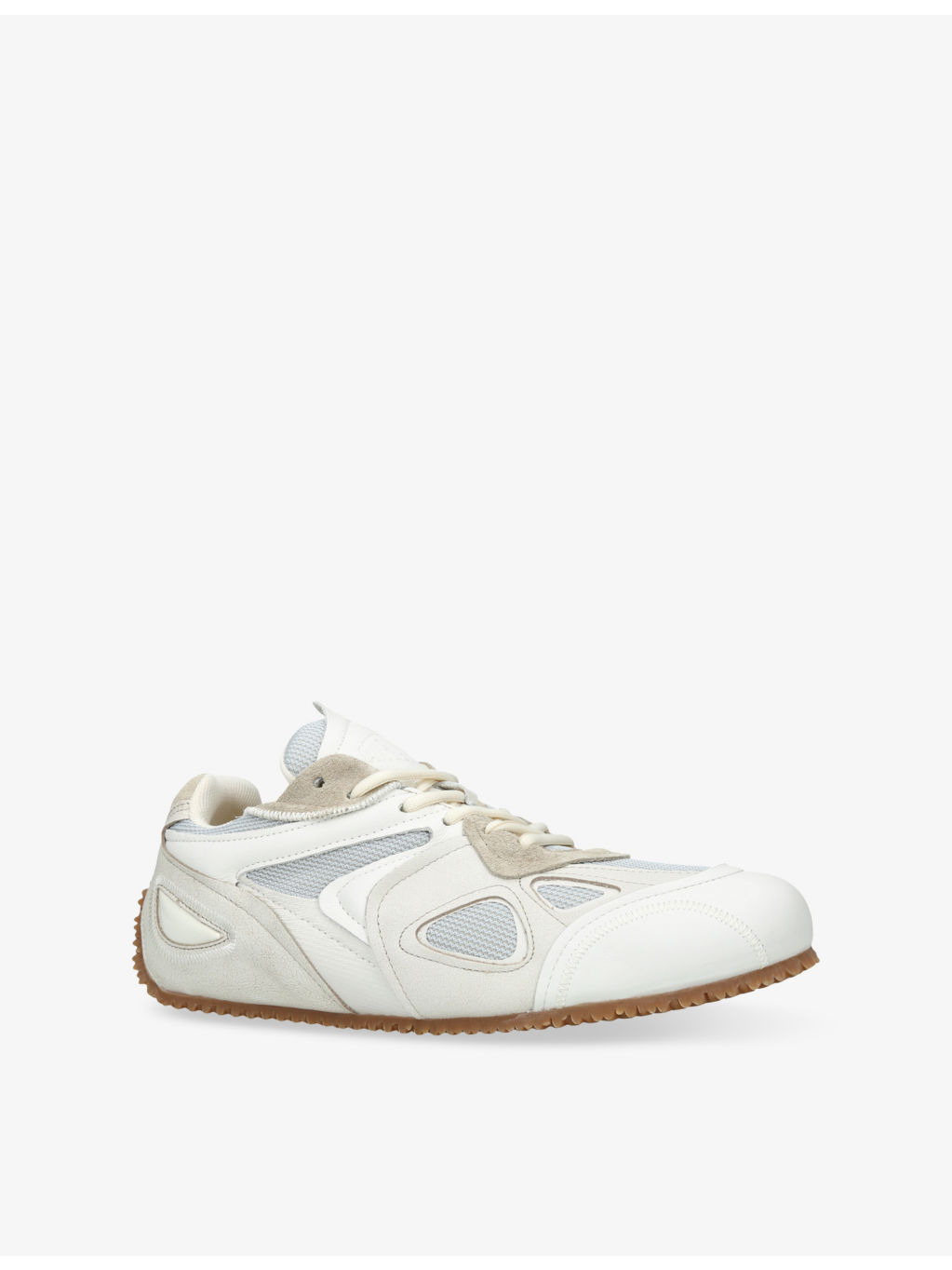Slow Runner Leather and Suede Trainers - 3