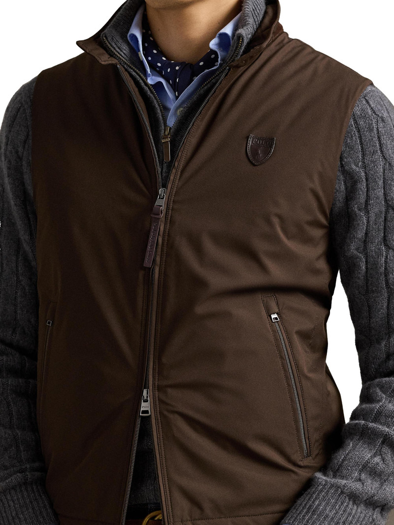 Men's Performance Gabardine Vest - Dark Beech 5