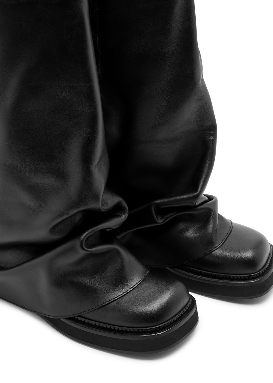 Robin layered leather combat boots - 3