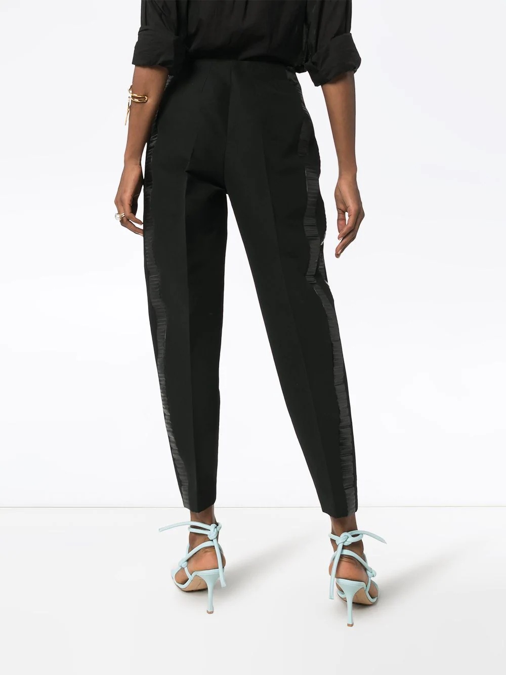 pleated tapered trousers - 4