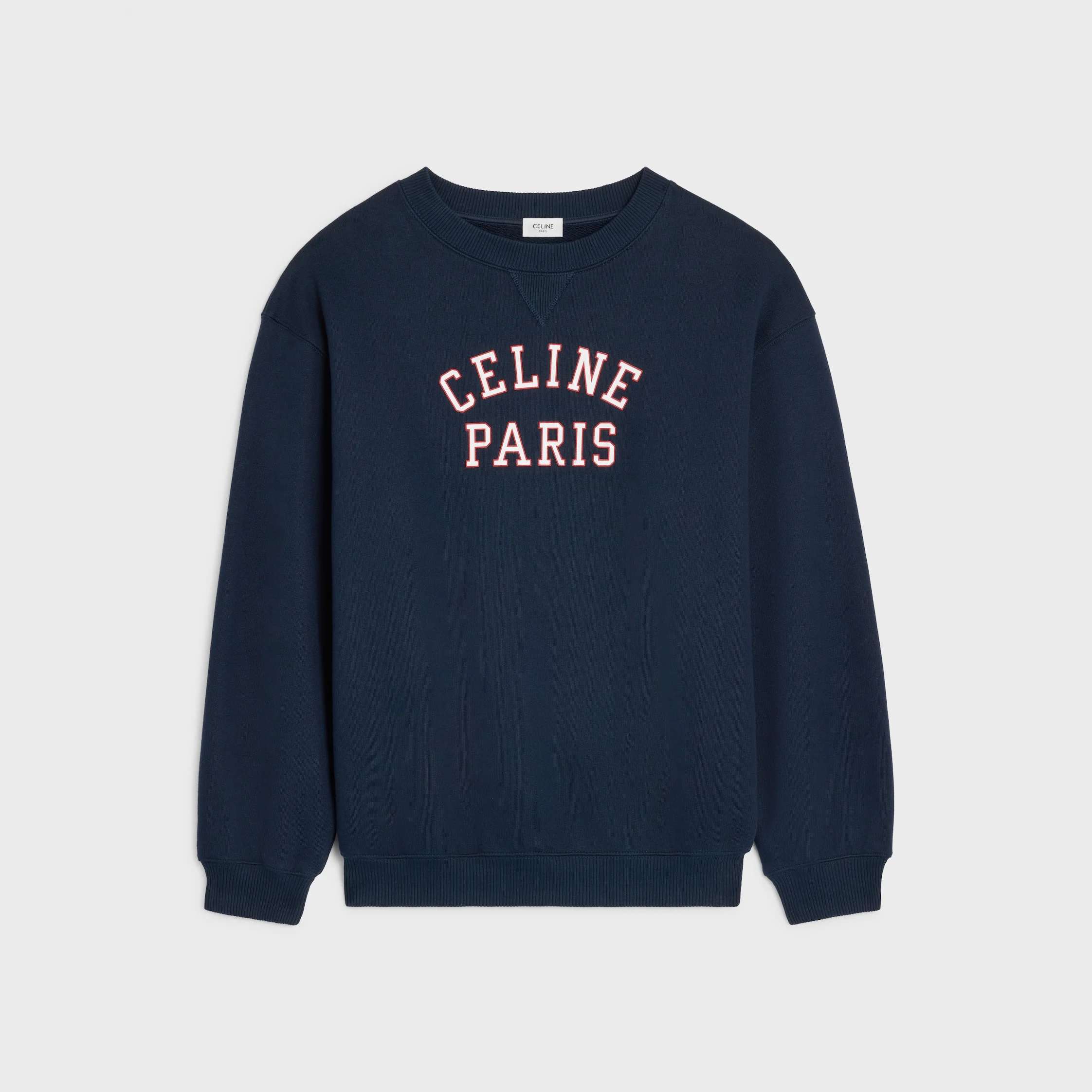 RELAXED SWEATSHIRT IN cotton fleece - 1