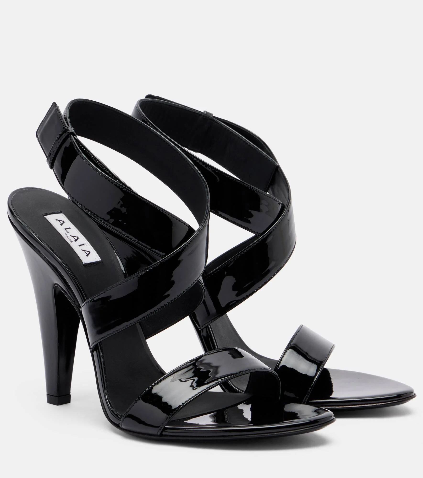 Patent leather sandals - 1