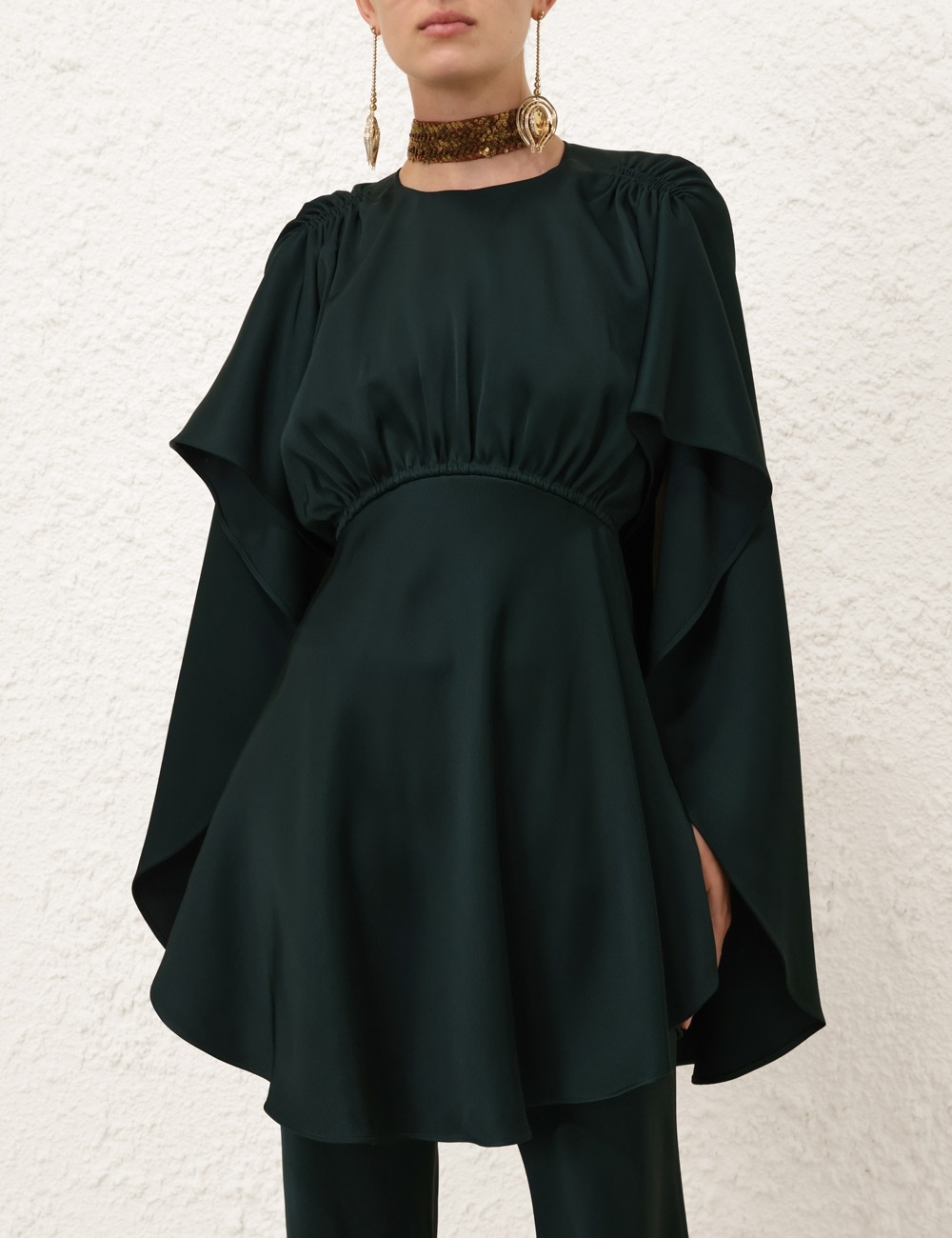 Zimmermann EDEN CASCADING MINI DRESS | REVERSIBLE
