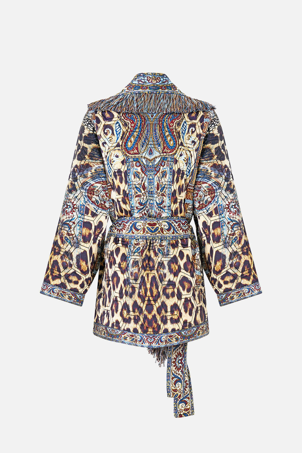 QUILTED ROLL COLLAR COAT - 10