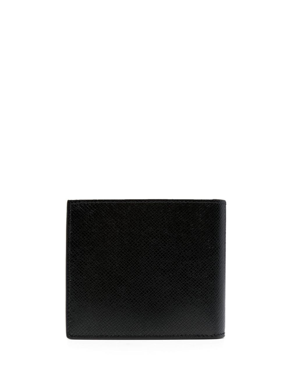 East/West grained leather wallet - 2