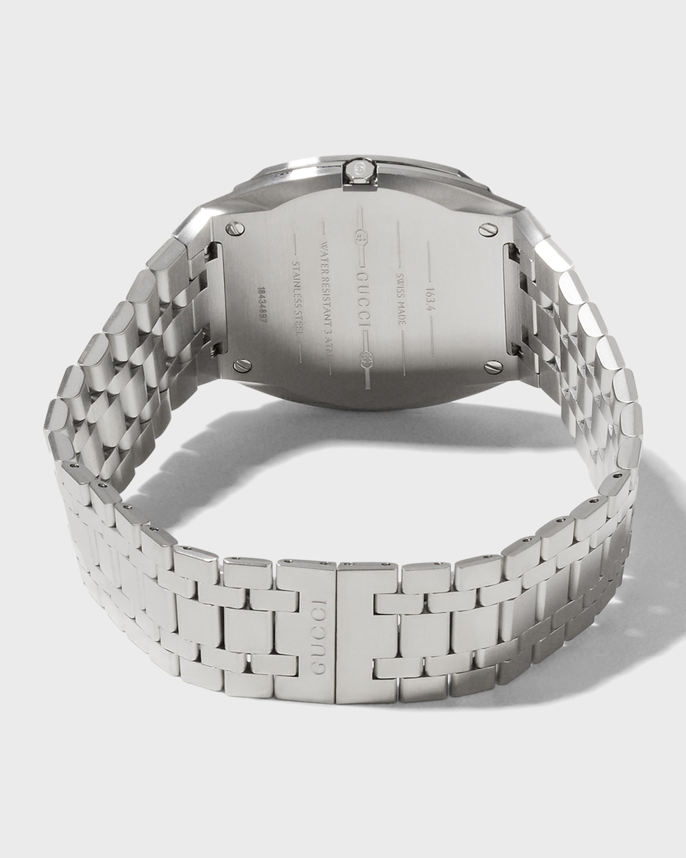 Men's 34mm Stainless Steel Bracelet Watch - 4