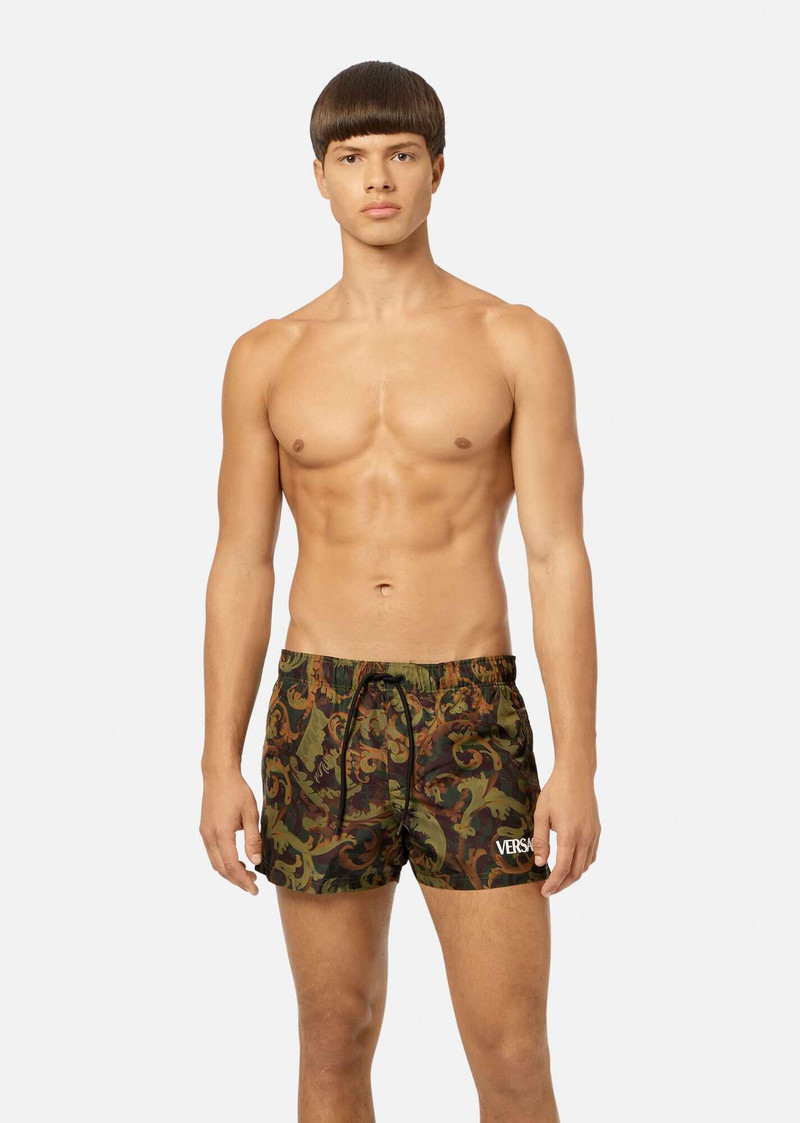 VERSACE Baroccoflage Print Swim Shorts outlook