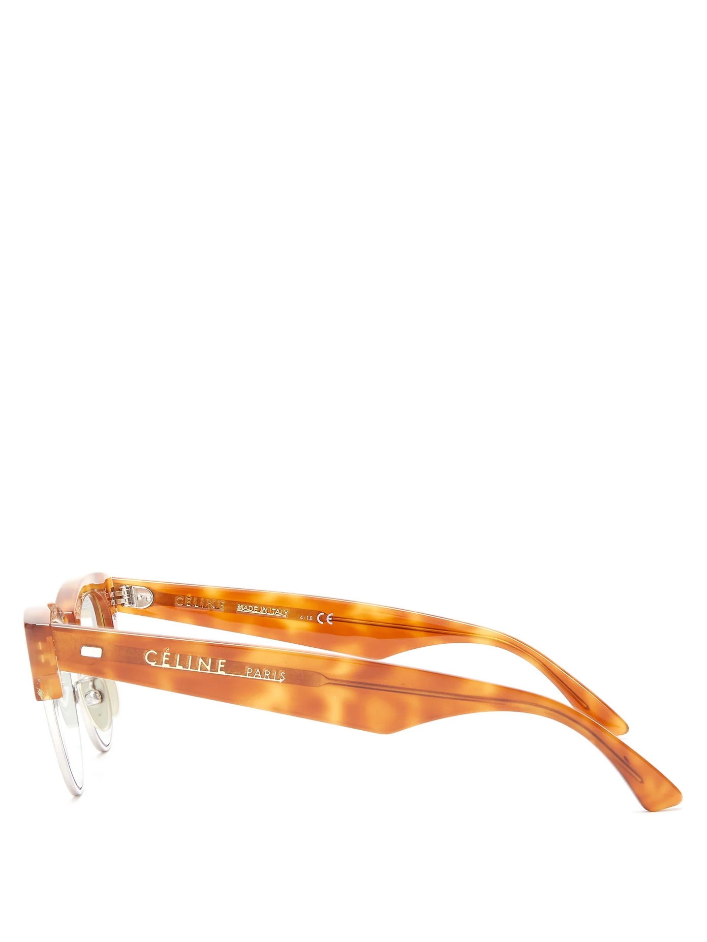 Cat-eye tortoiseshell-acetate sunglasses - 3