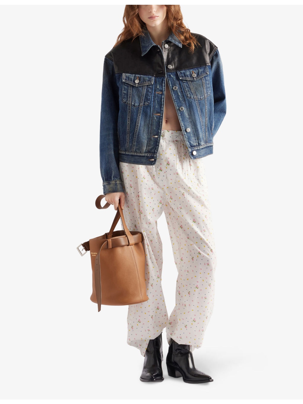 Bleached Relaxed-Fit Denim Jacket - 2