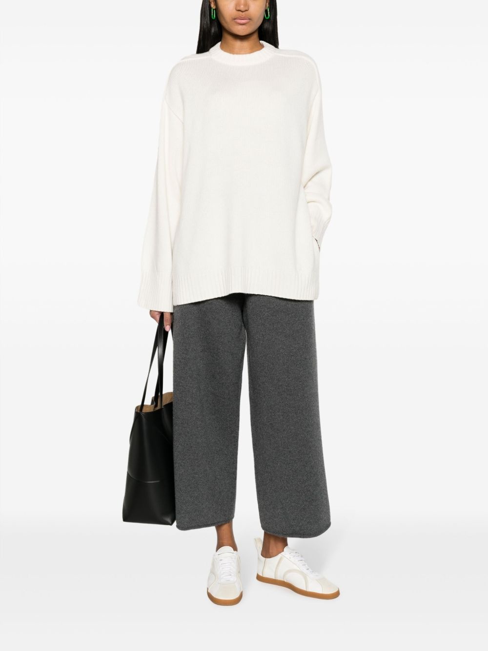 Safi wool-blend crew-neck jumper - 2