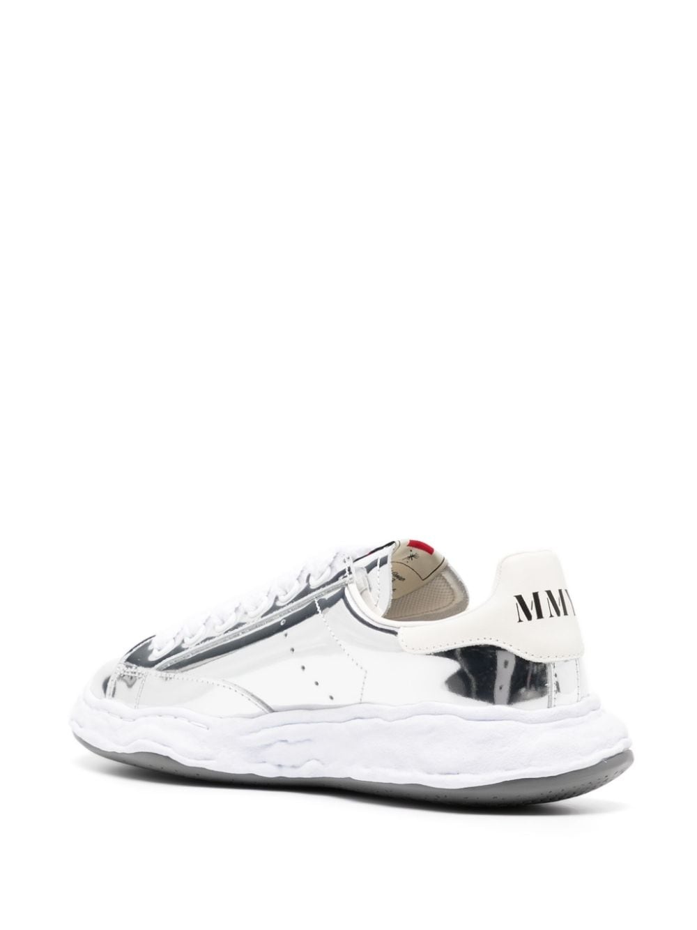 Charles lace-up metallic sneakers - 3