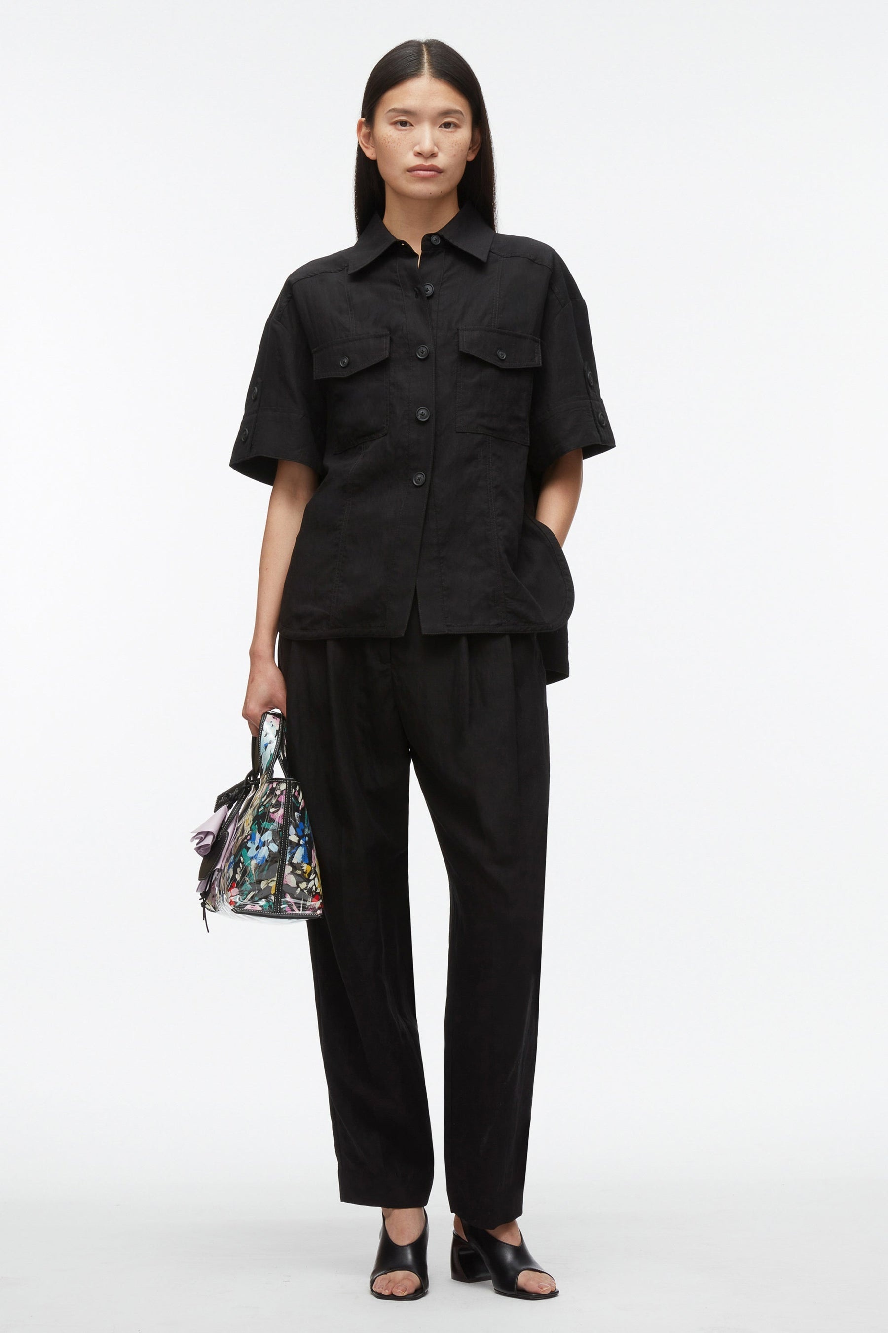 Double Pleat Taper Trouser - 1