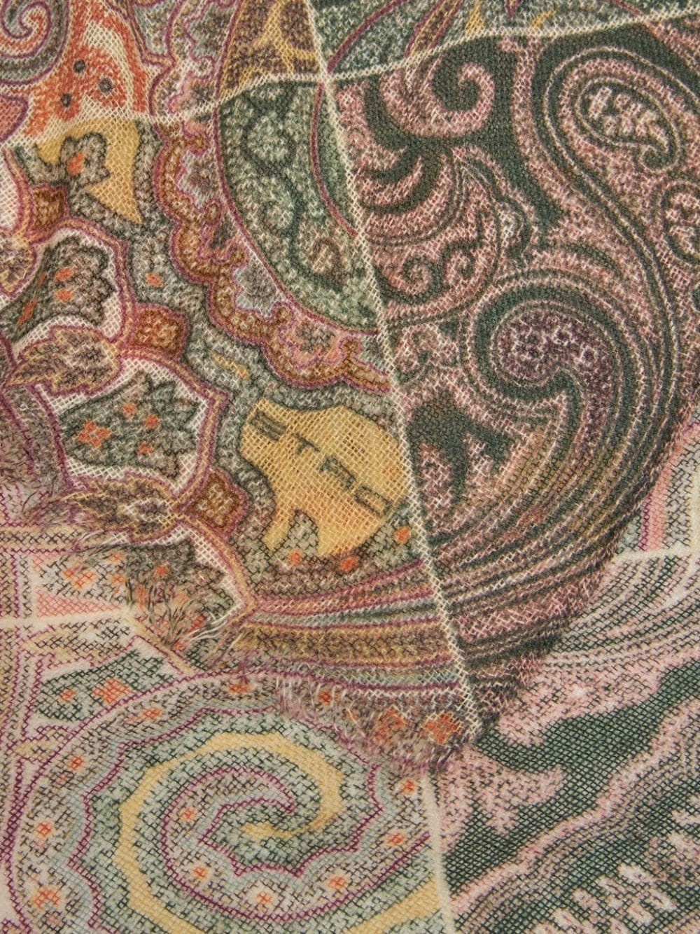 printed cashmere scarf - 3
