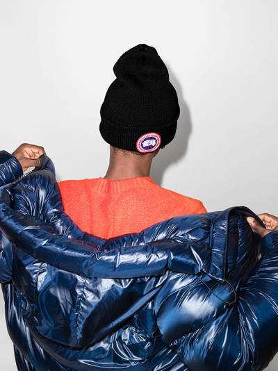 Canada Goose Arctic Disc ribbed-knit beanie outlook