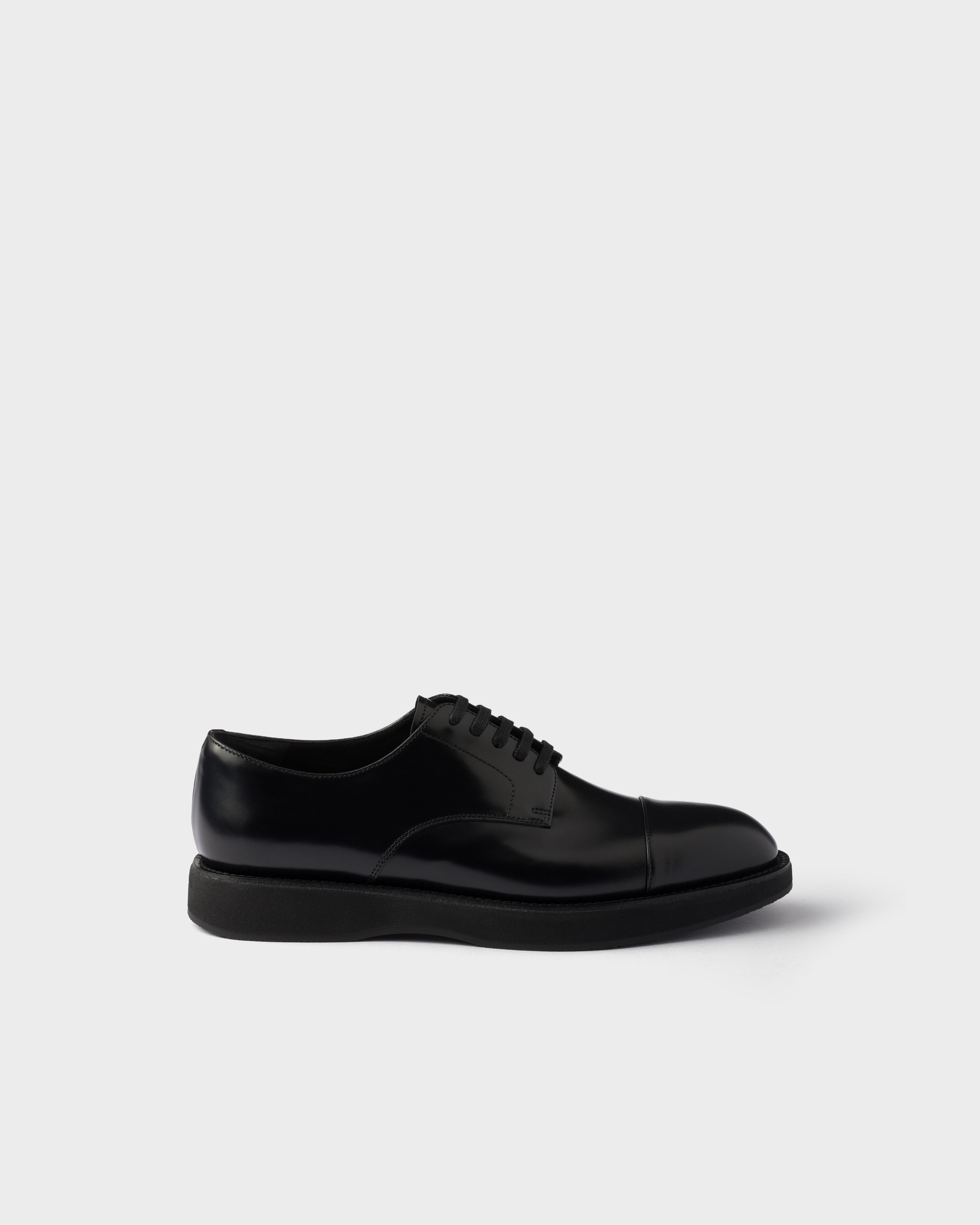 Brushed leather lace-up shoes - 2