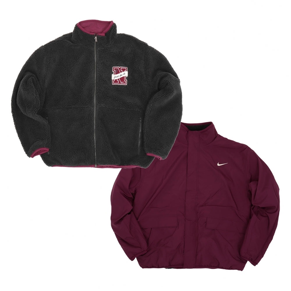 Nike NSW Reversible Winter Jacket 'Black Red' FV8588-010 - 5