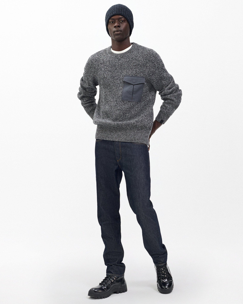 rag & bone Walker Marled Mixed-Media Sweater outlook
