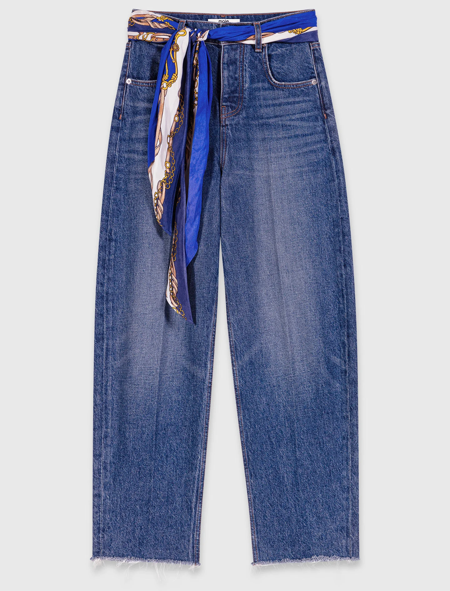 Carrot jeans with twilly - 1