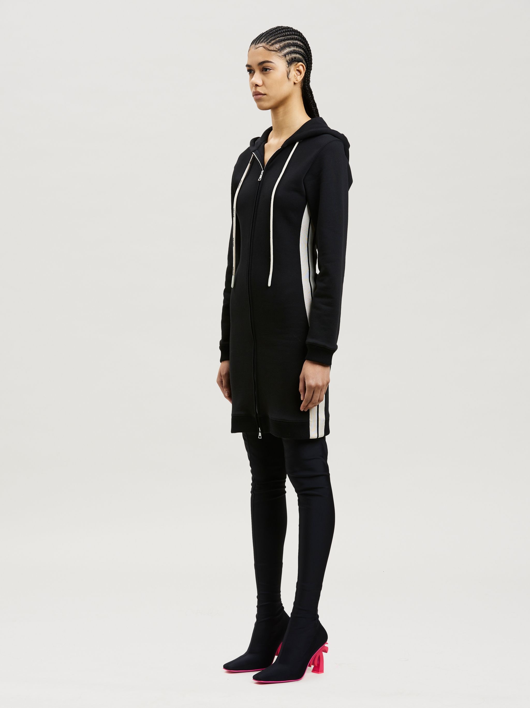 FLEECE HOODIE DRESS - 4