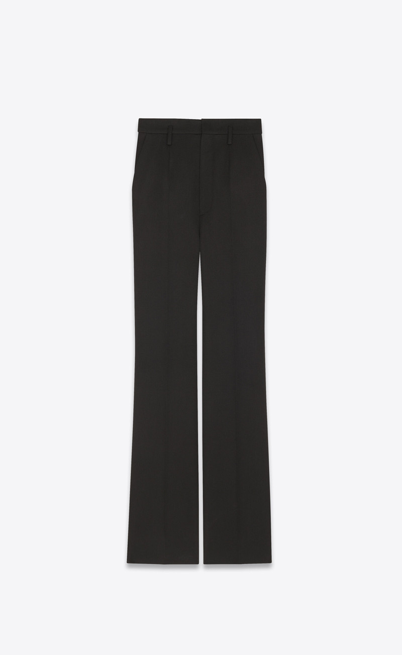 high-waisted pants in wool twill 1