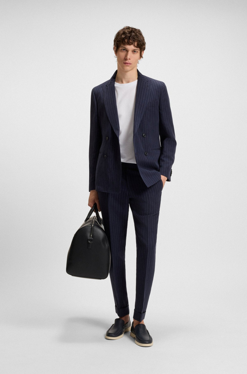 BOSS T-SHIRT WITH BUBBLE-JACQUARD STRUCTURE outlook