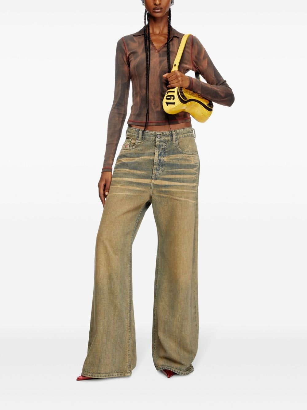 1996 D-Sire wide-legged jeans - 2