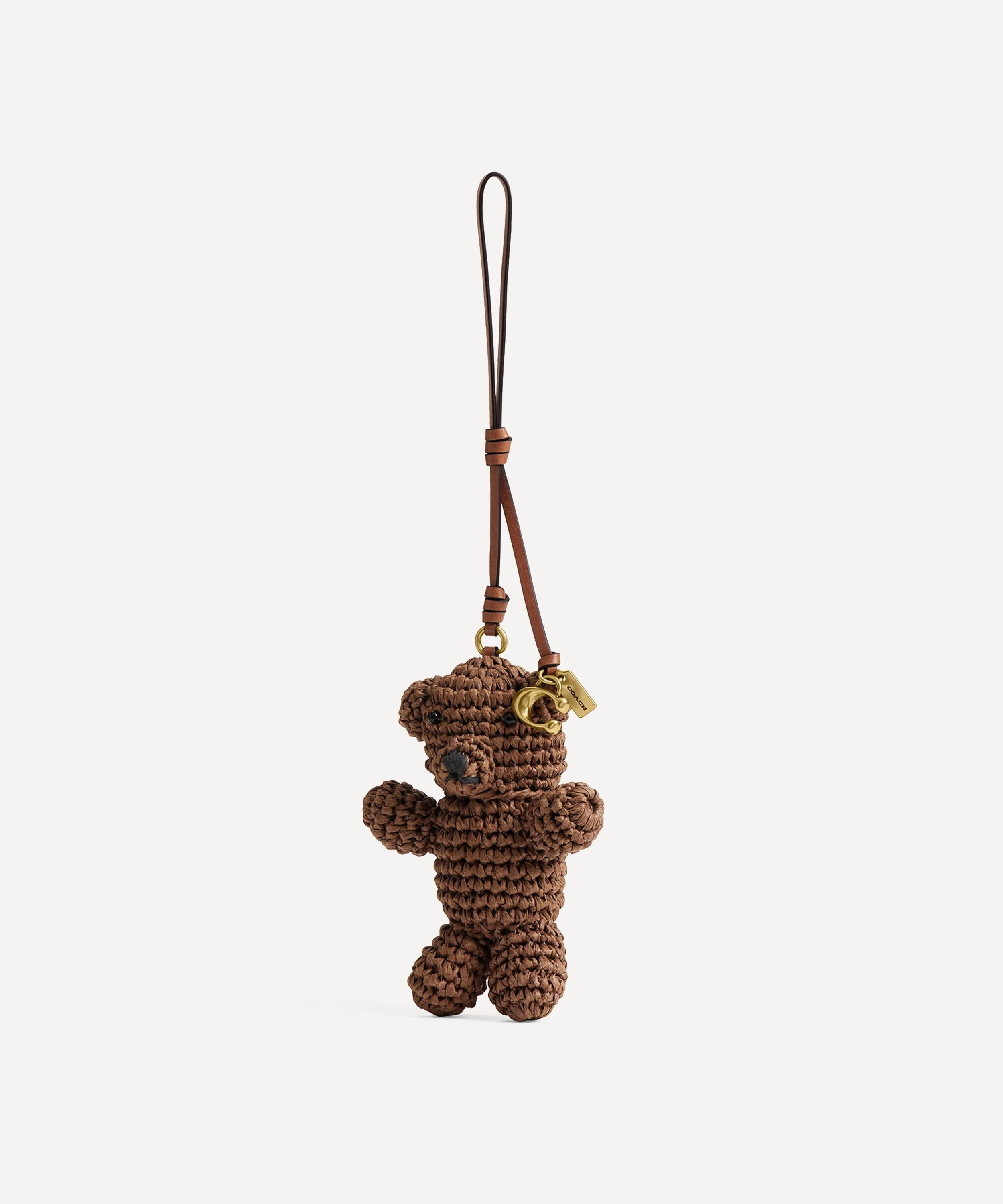 Straw Bear Bag Charm - 1