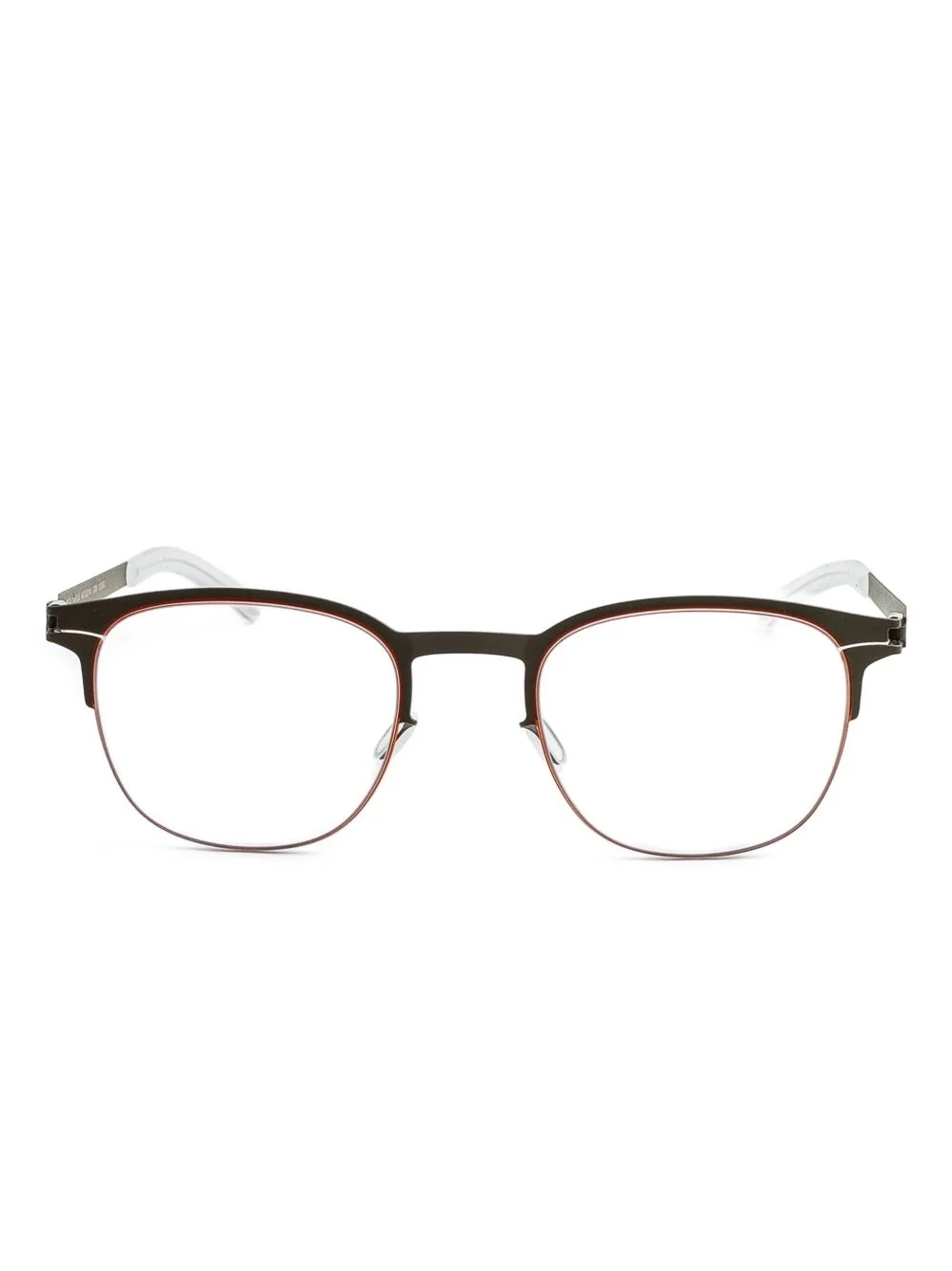 square-frame glasses - 1