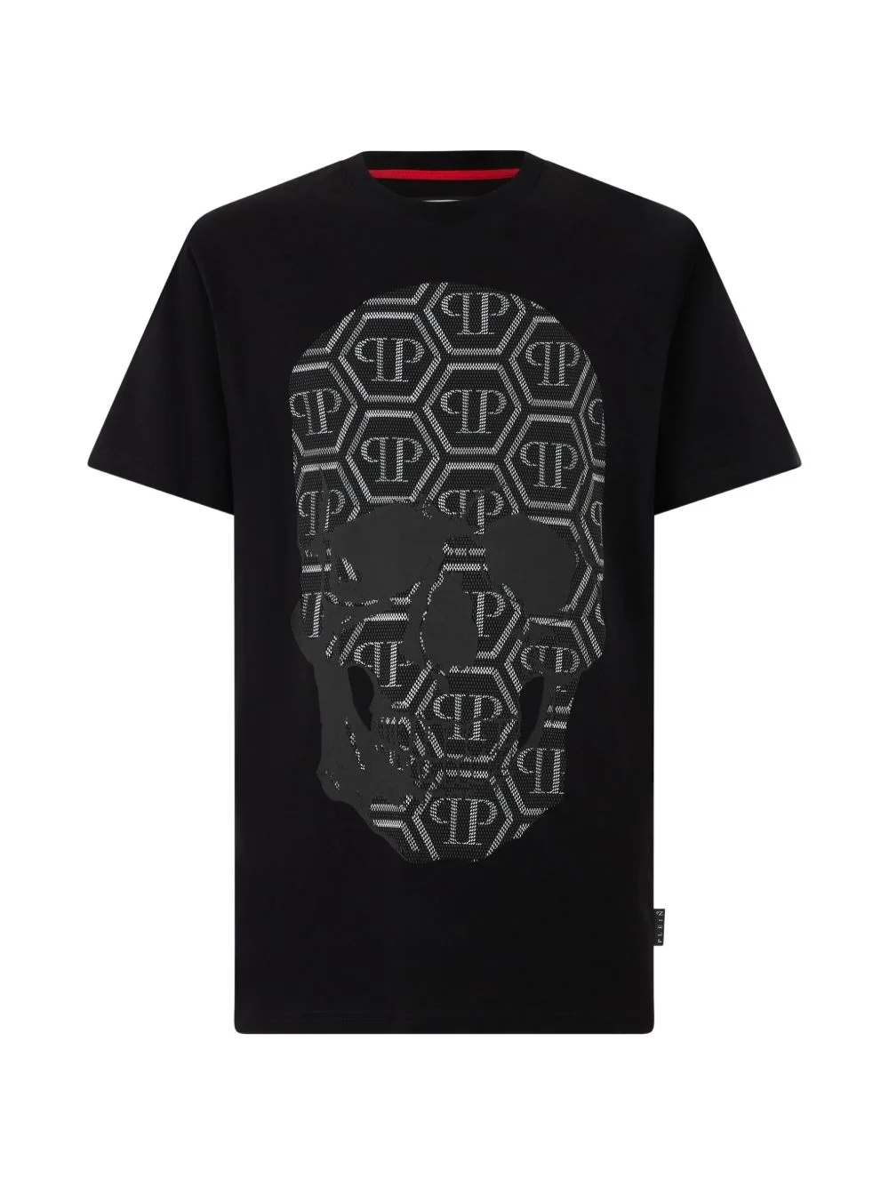 skull monogram-print T-shirt - 1