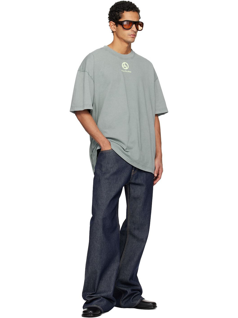 Acne Studios Green Logo T-shirt outlook