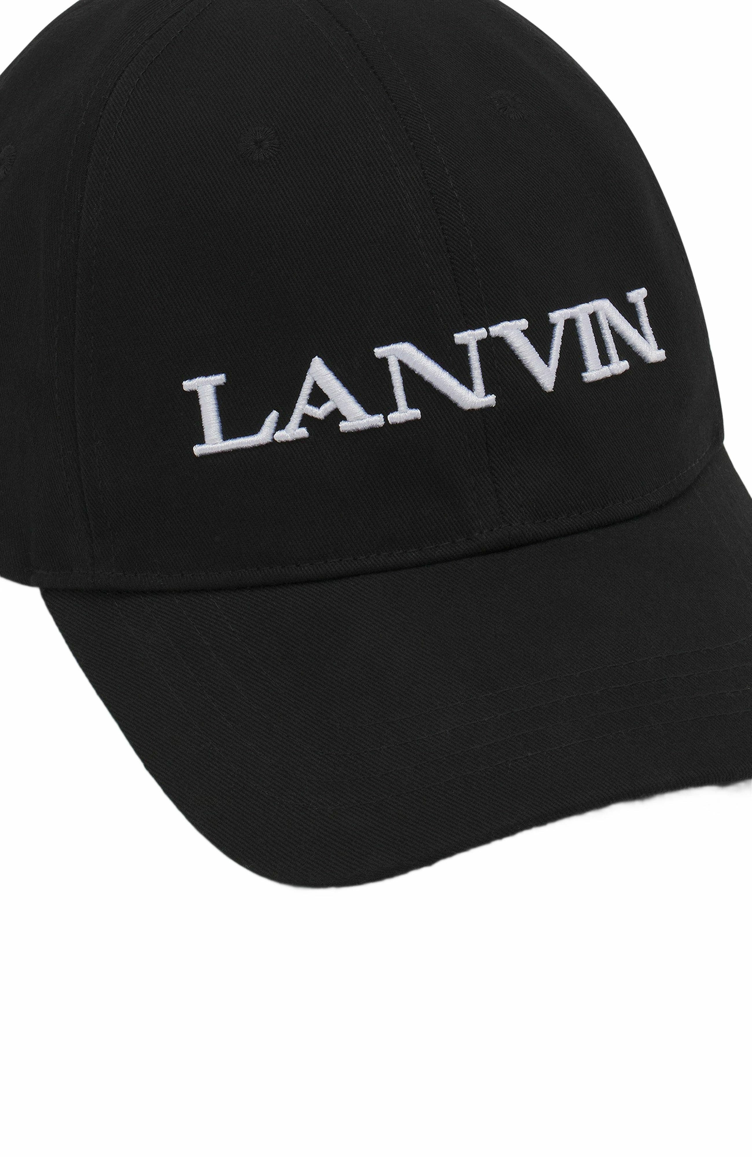 Lanvin Cotton Cap in Black at Nordstrom - 4