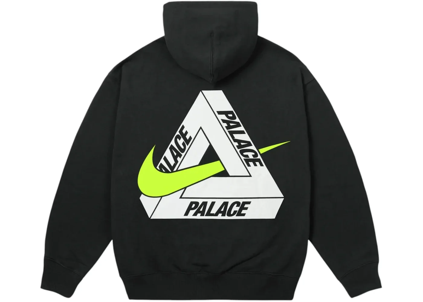 Palace x Nike Tri Swoosh Hood Black - 1