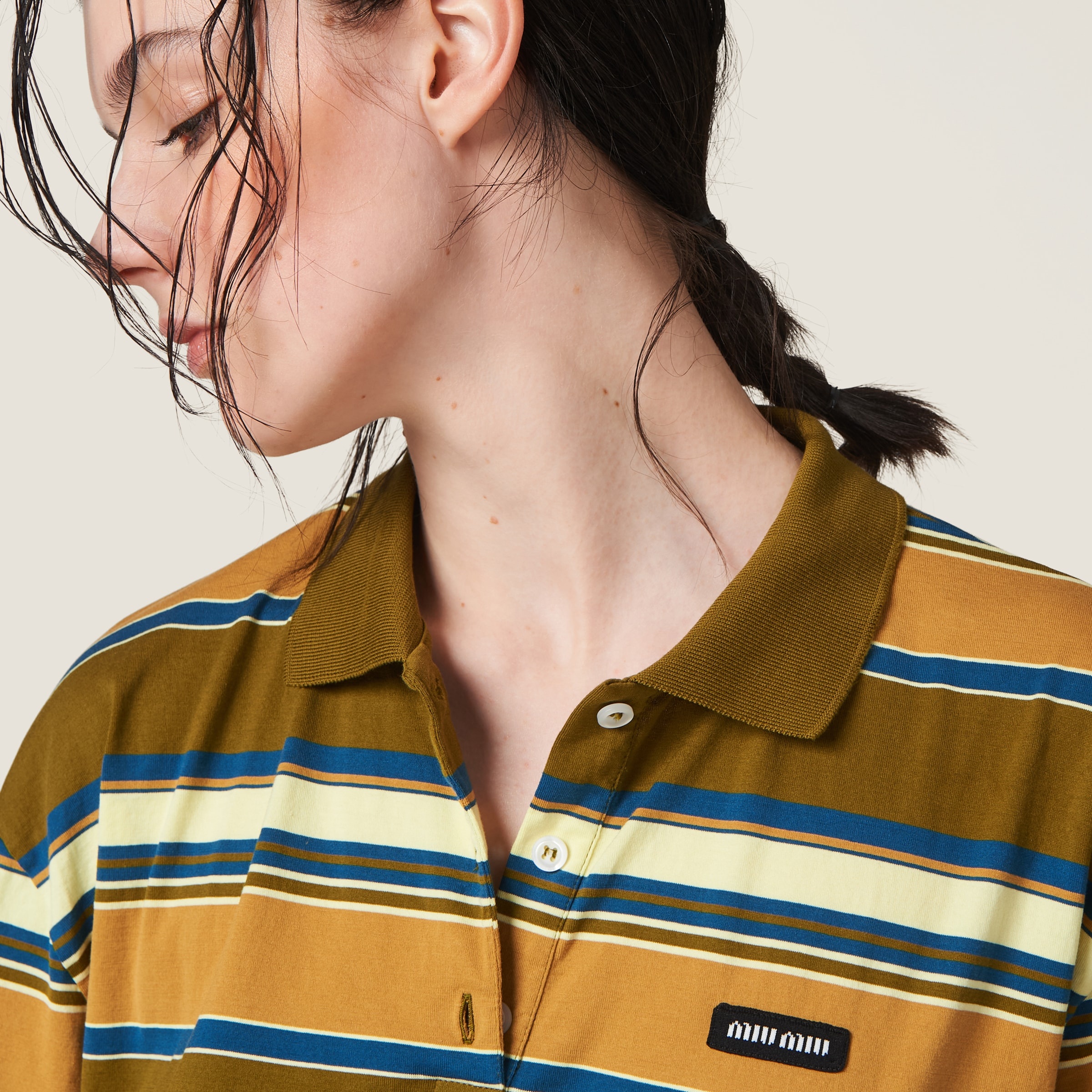 Miu Miu Cotton jersey polo shirt | REVERSIBLE