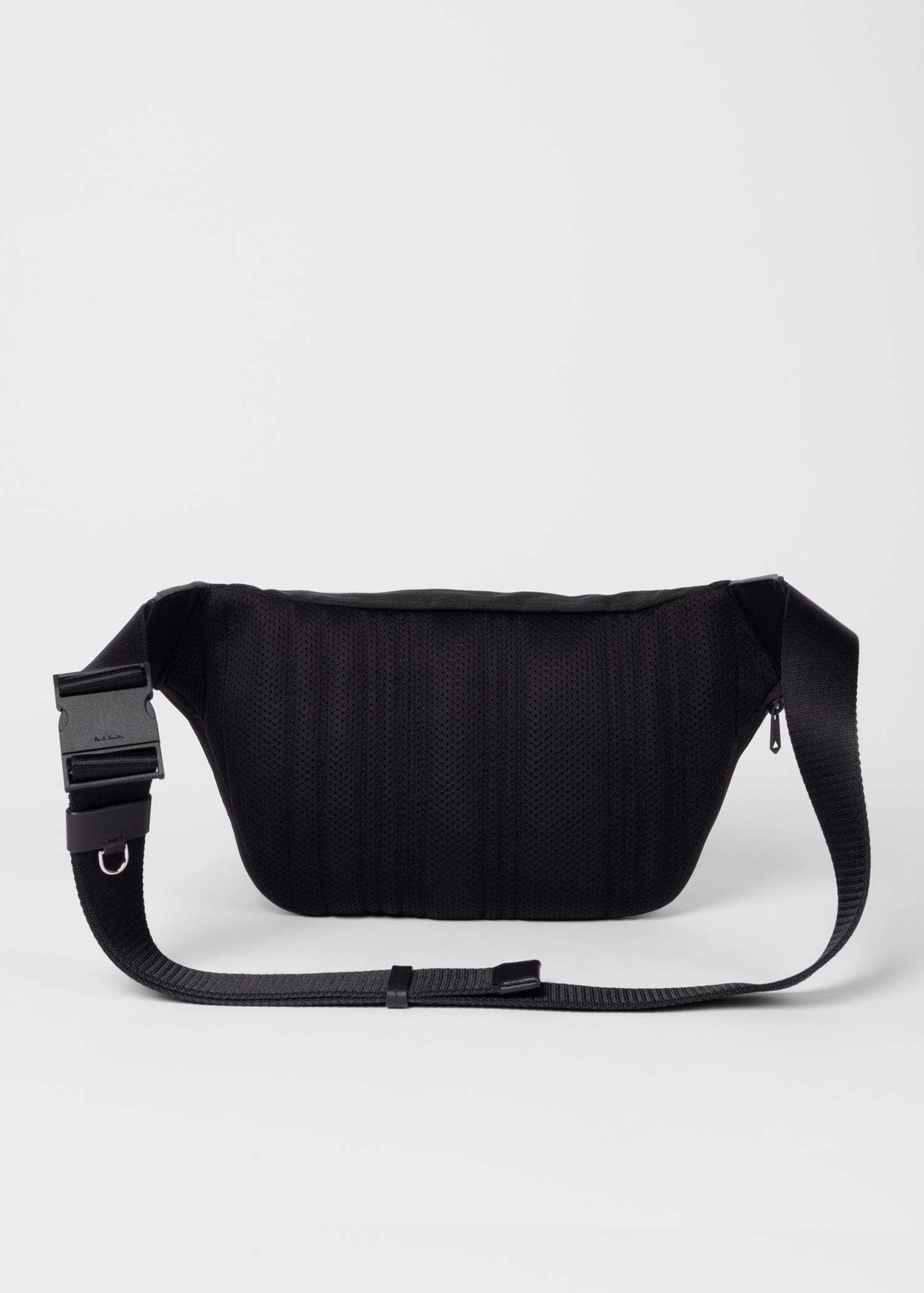 Black Shadow Stripe Bum Bag - 4