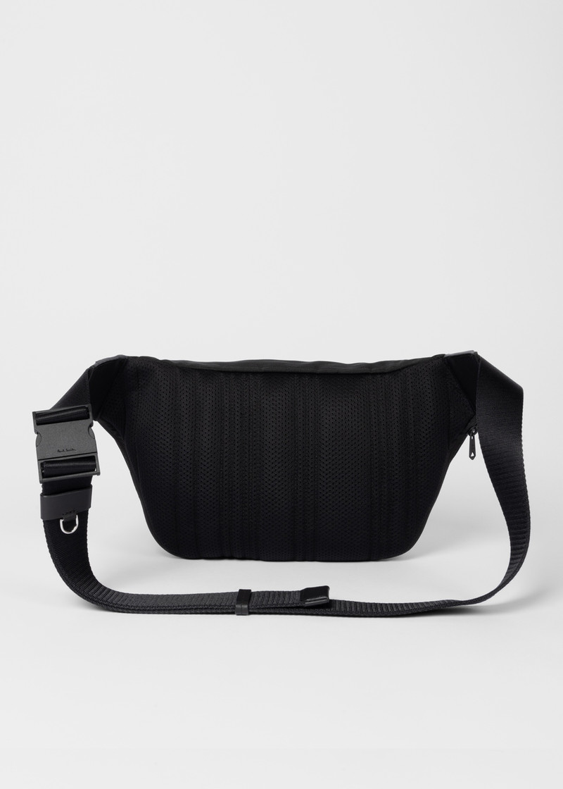 Black Shadow Stripe Bum Bag 4