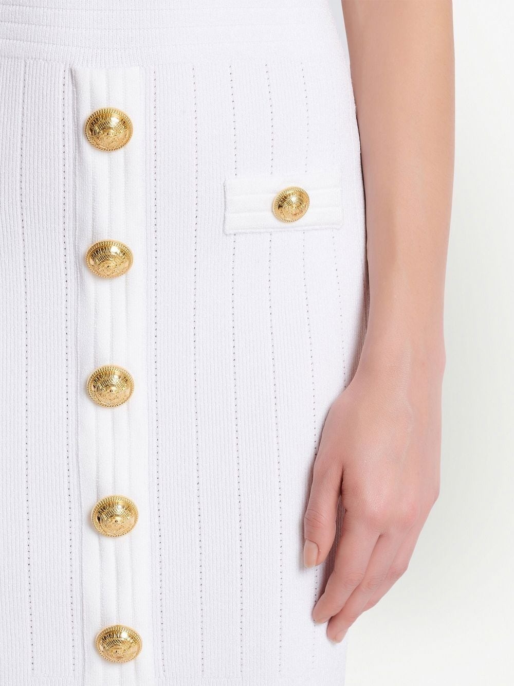 knitted mini dress - 5