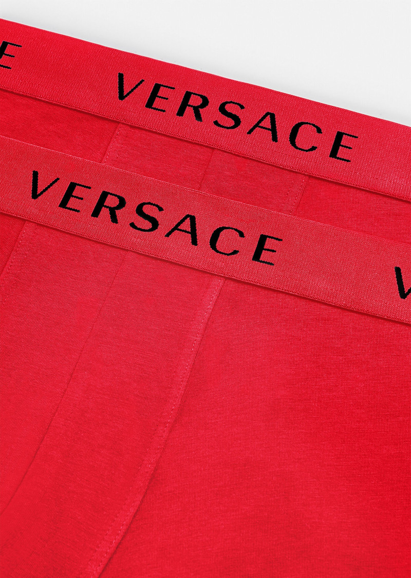 VERSACE Logo Low Rise Trunks Bi-Pack outlook