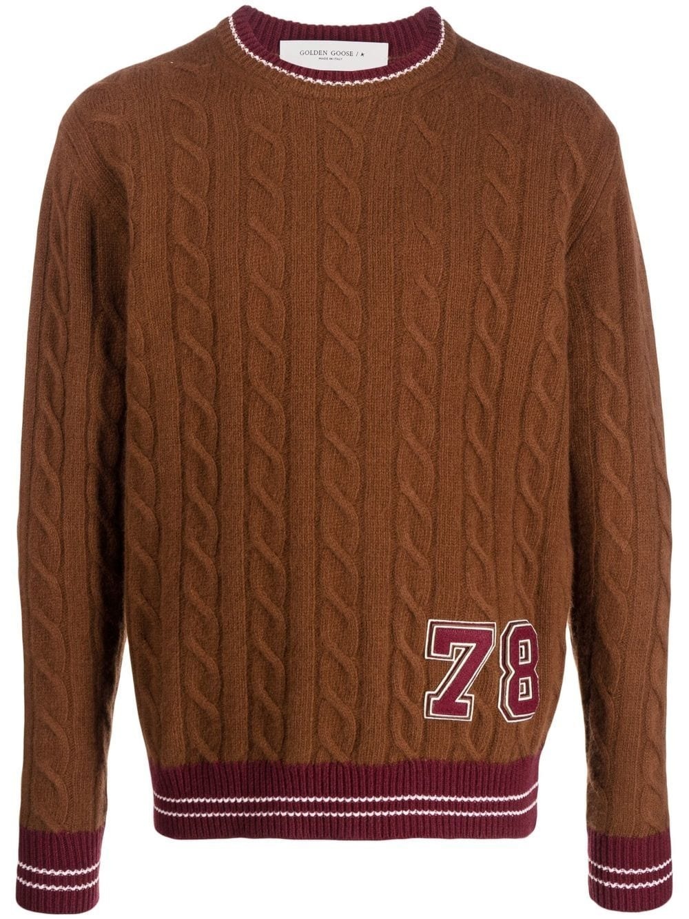 cable-knit jumper - 1