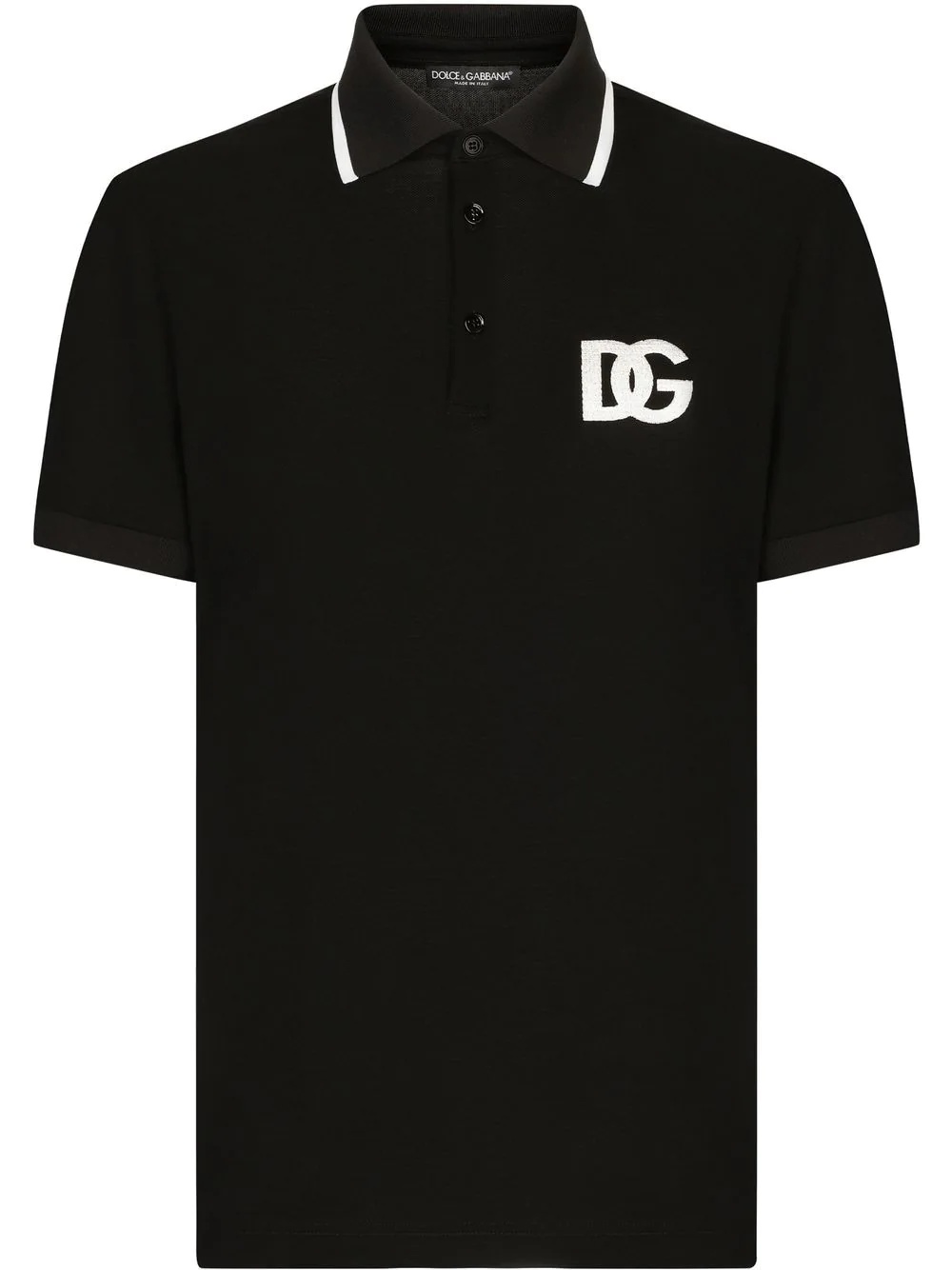 logo-print polo shirt - 1