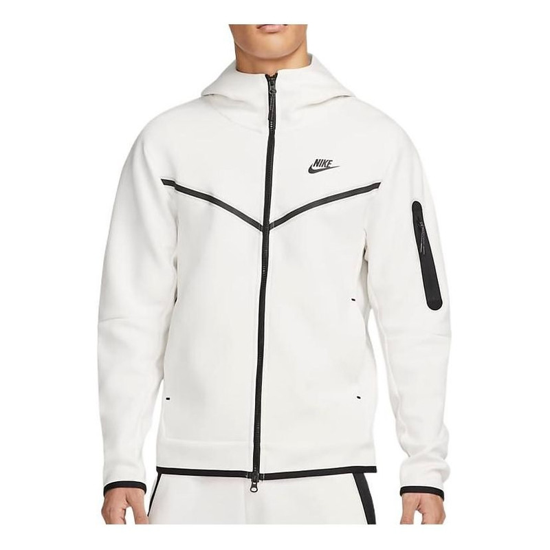 Nike Sportswear 기술 소매 가득 차있 지퍼 Hoodie 'White' CU4490-072 - 1