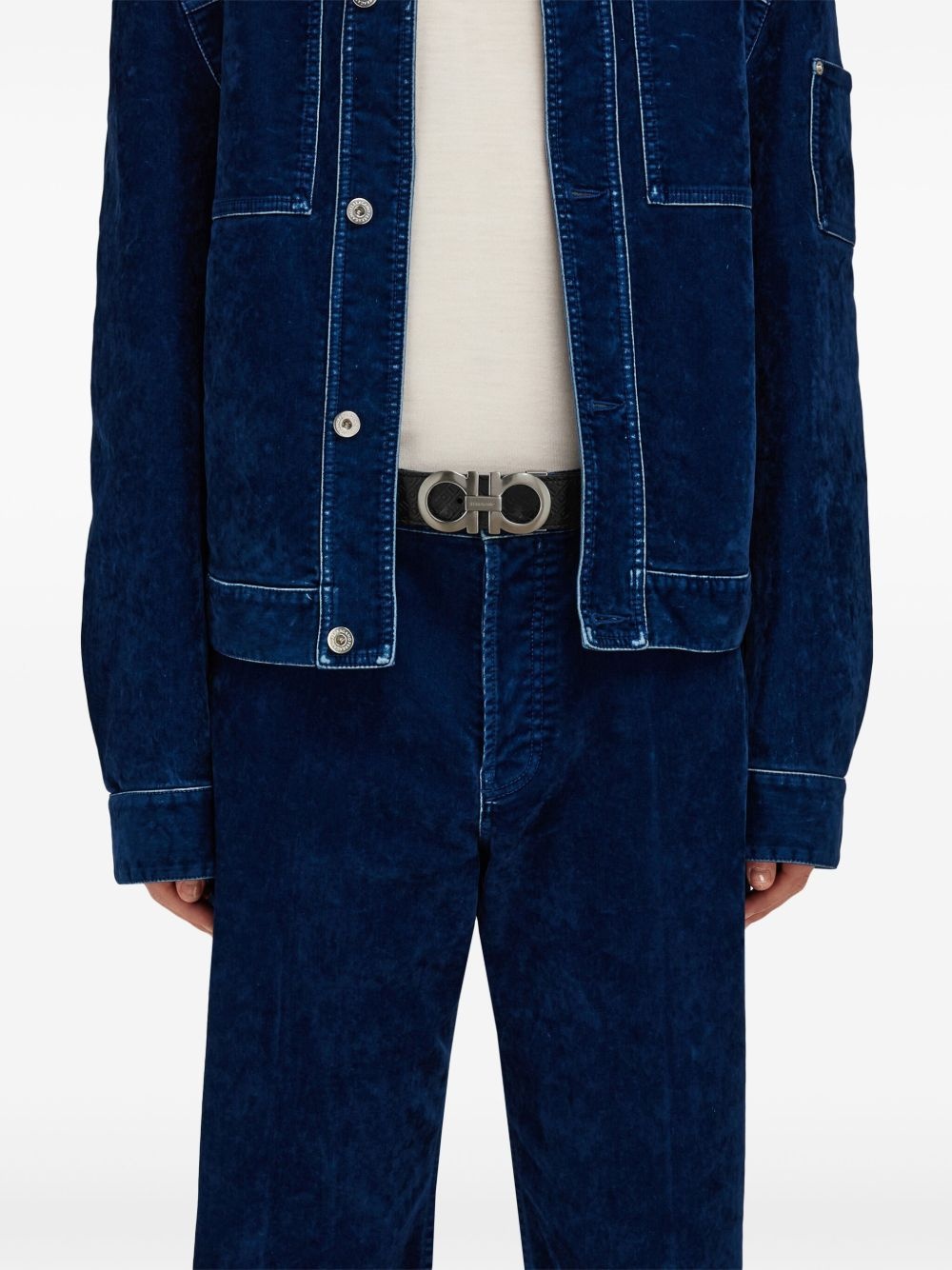 reversible Gancini belt - 4