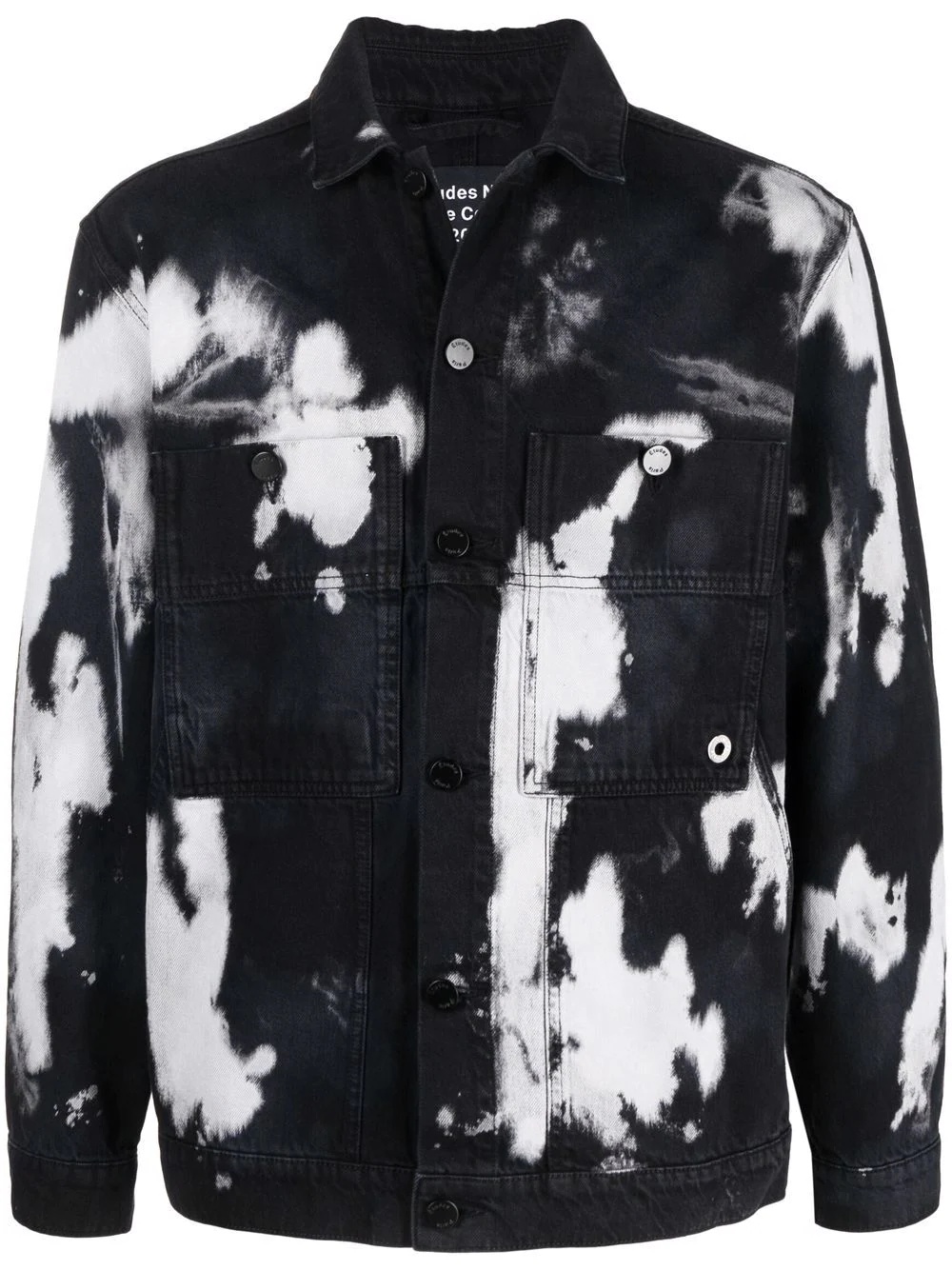 bleached denim jacket - 1