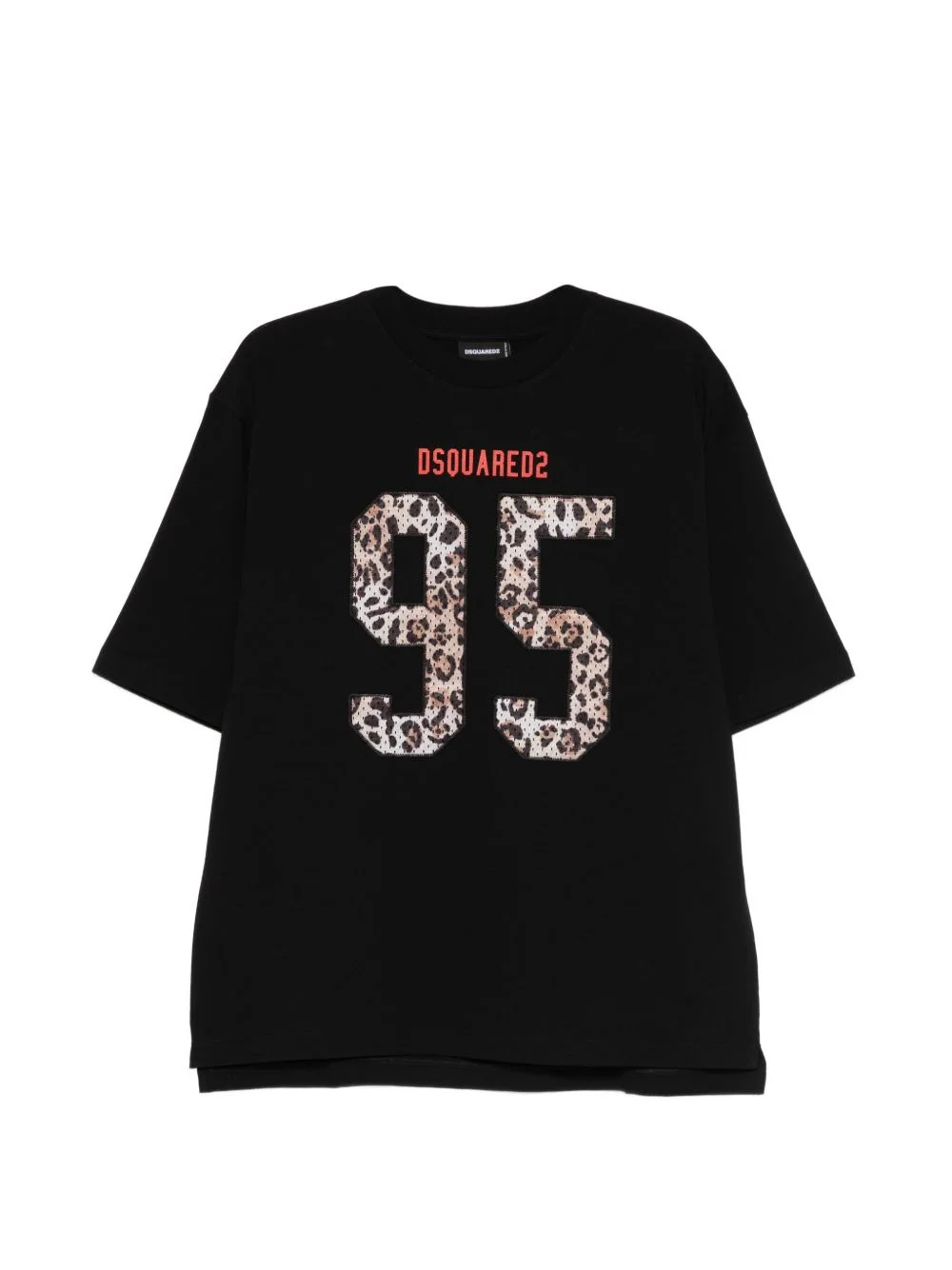 animal print number t-shirt - 1