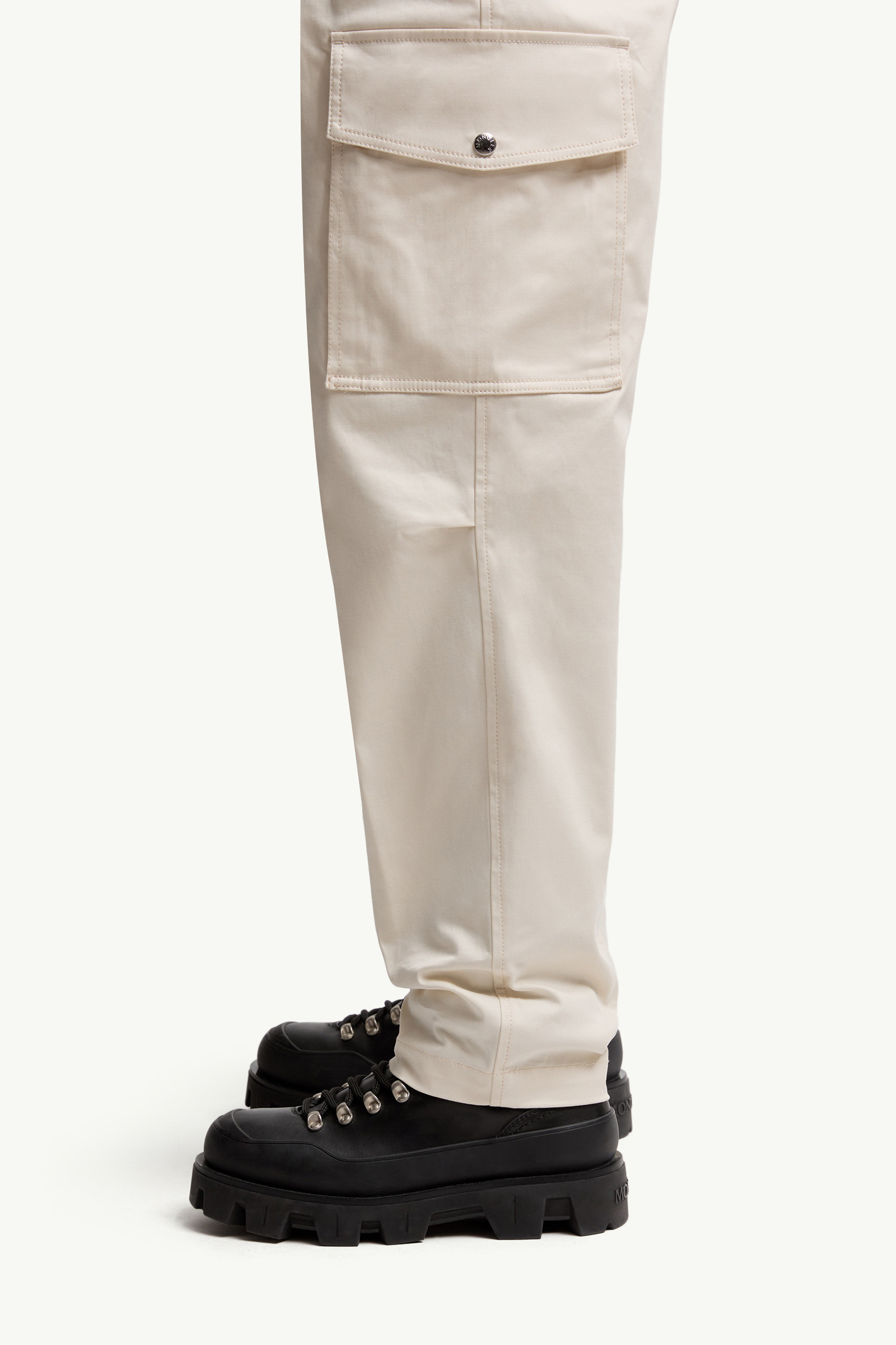 Cotton Gabardine Cargo Pants - 4