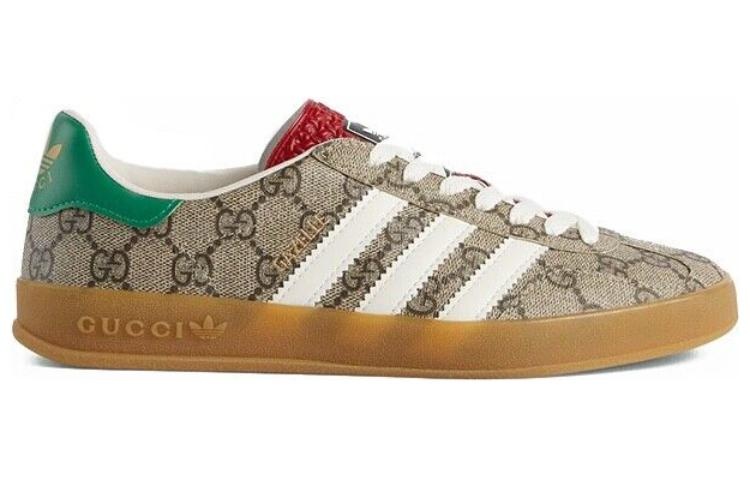 (WMNS) adidas x Gucci Gazelle 'Beige White' 715217-FAAR3-9751 - 2