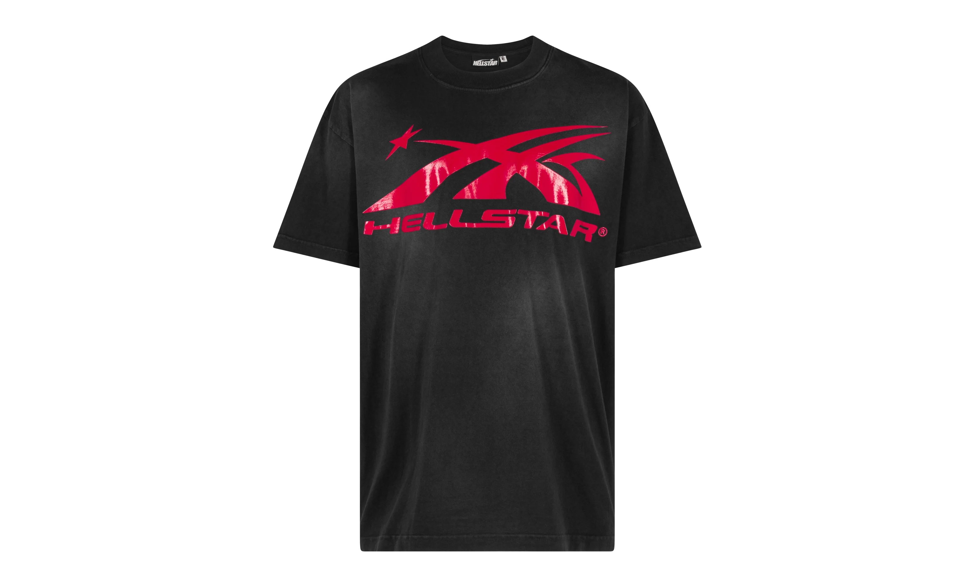Sport Logo Gel T-shirt Black "Red" - 1
