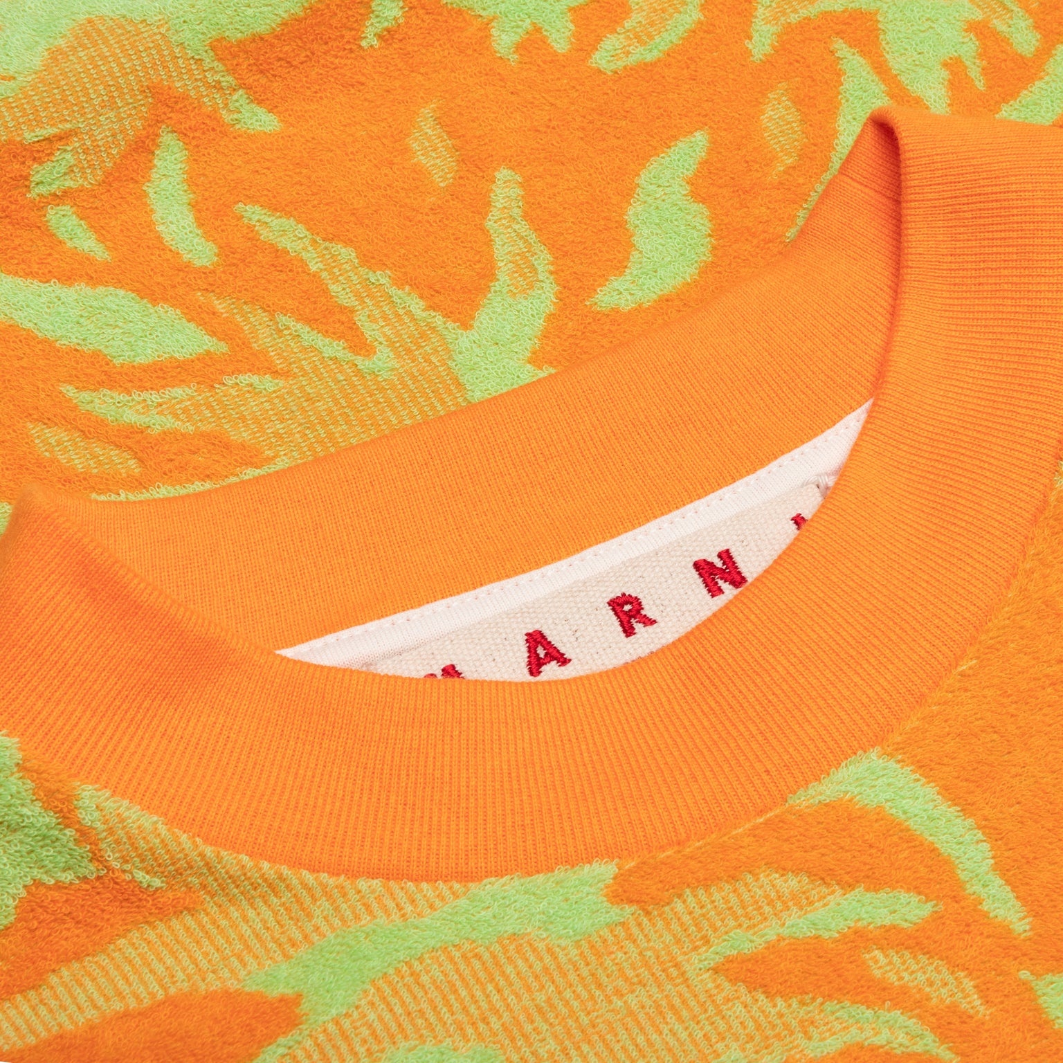MARNI X NO VACANCY INN JACQUARD T-SHIRT - CARROT - 3