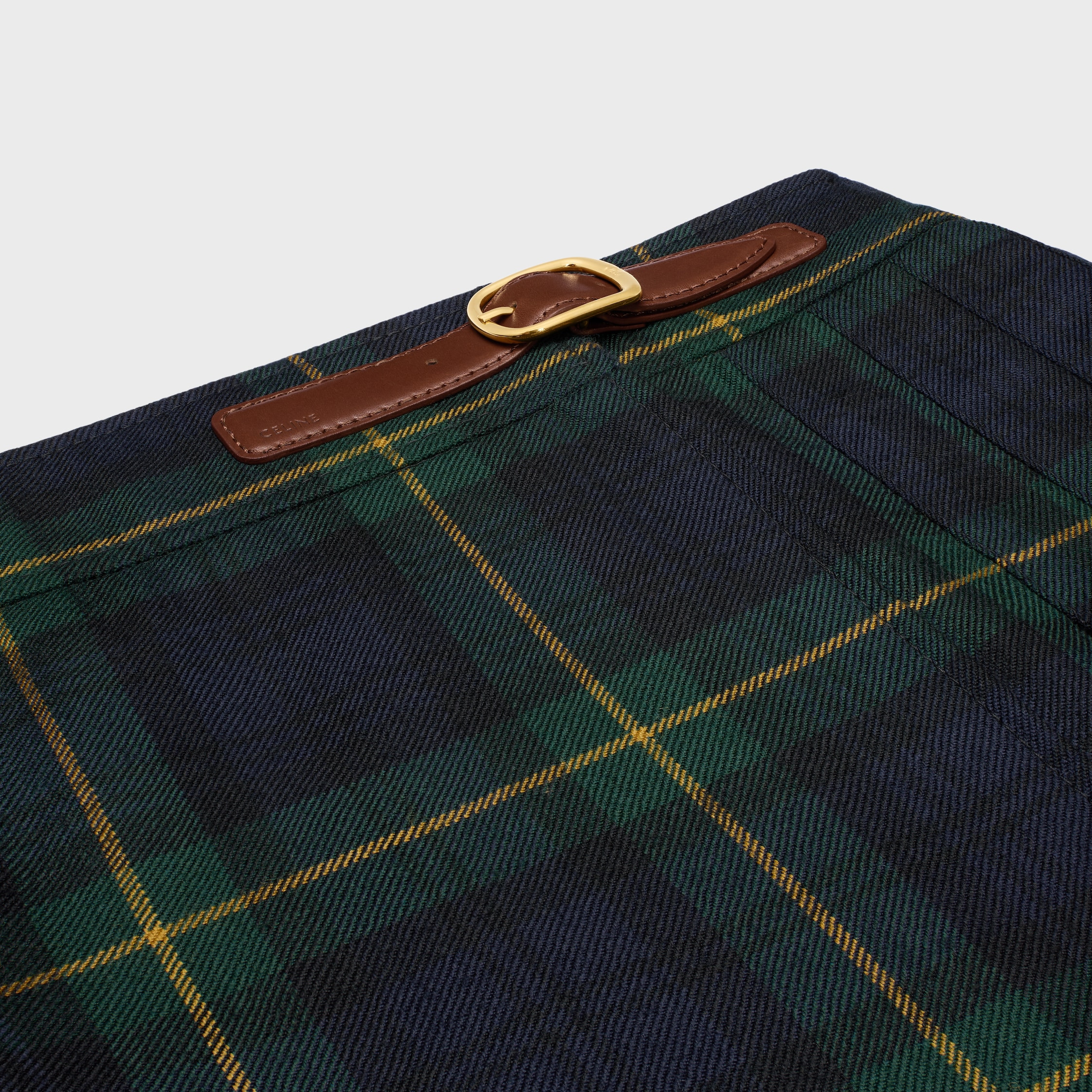 kilt mini skirt IN tartan wool - 3