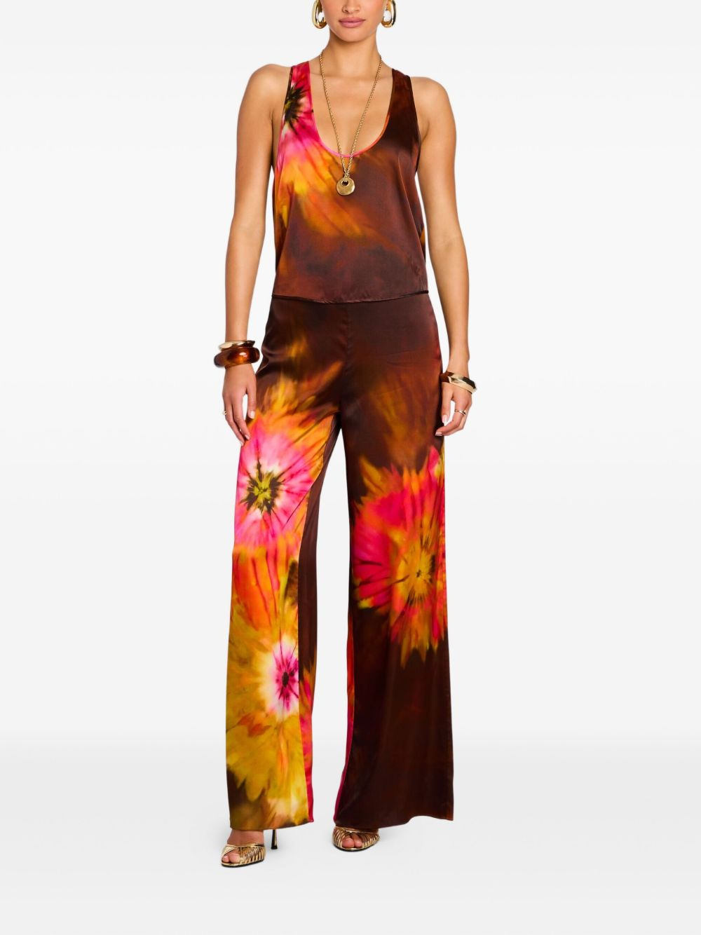 sunny floral-print palazzo pants - 2