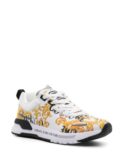 VERSACE JEANS COUTURE Dynamic Barocco-print sneakers outlook